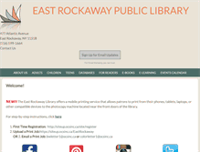 Tablet Screenshot of eastrockawaylibrary.org